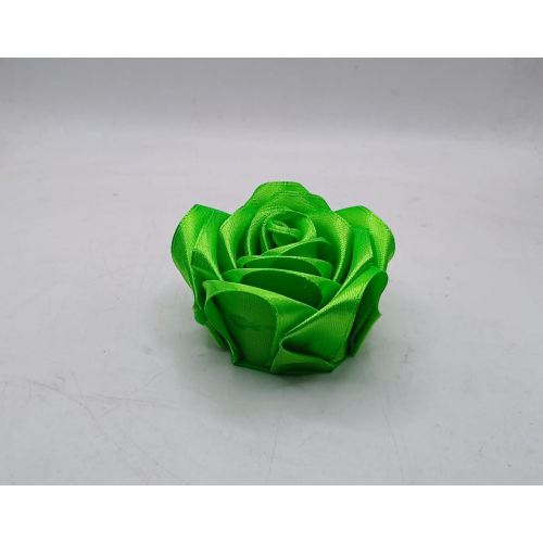 RIBBON SATIN ROSES LIME GREEN 40MM RIBBON SATIN ROSES LIME GREEN 40MM